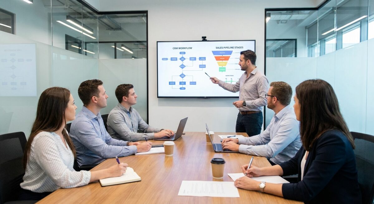 Обучение команды работе в новой CRM