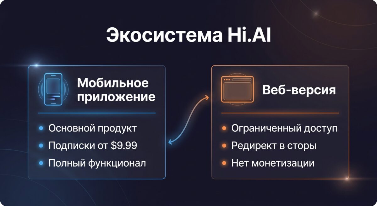 Схема работы экосистемы Hi AI и распределения ресурсов