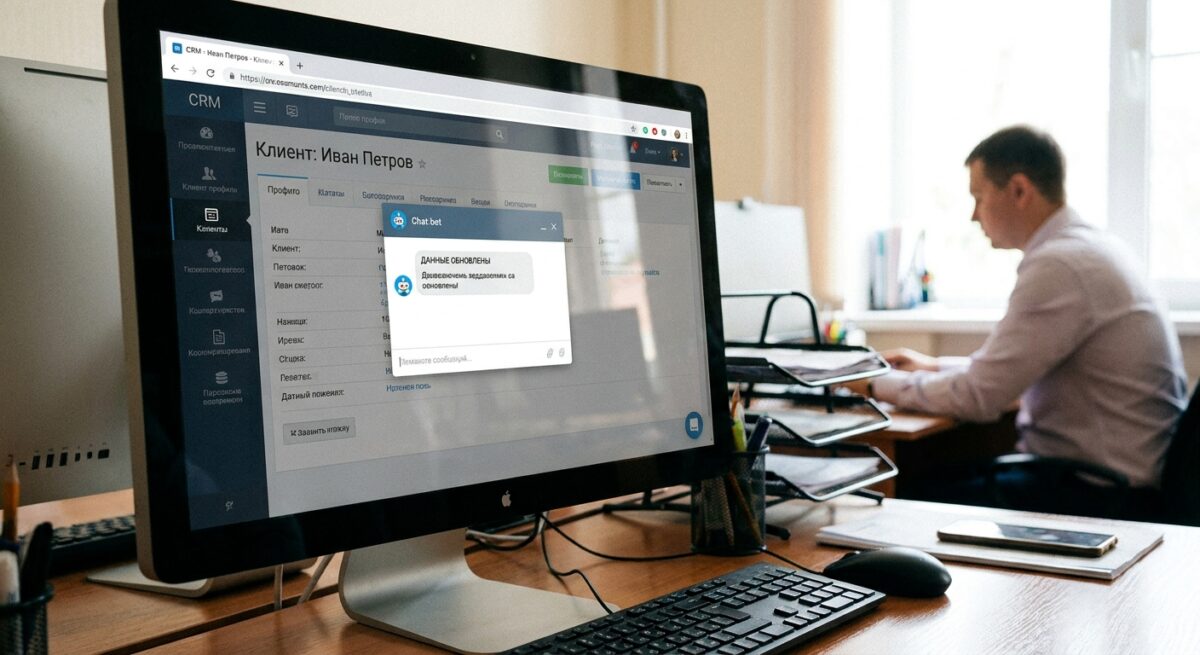 Интеграция ИИ-помощника с CRM-системой компании