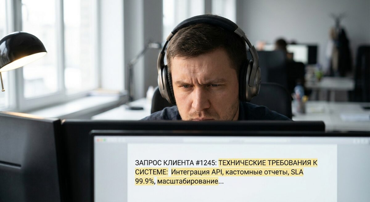 Менеджер анализирует нестандартное возражение клиента