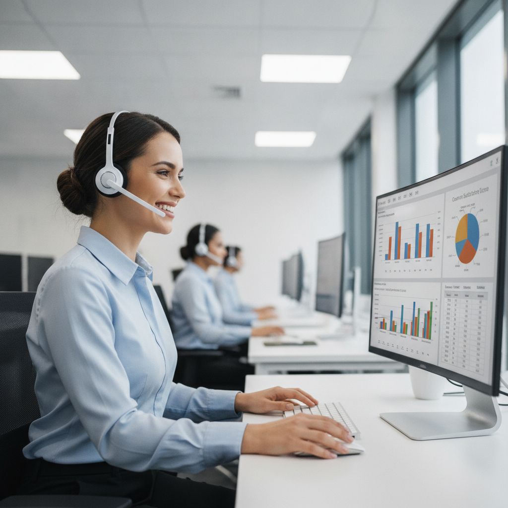 Оператор работает с телефонией внутри amoCRM