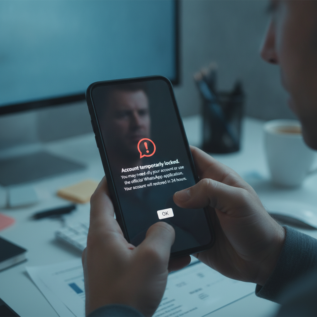Блокировка неофициального аккаунта WhatsApp