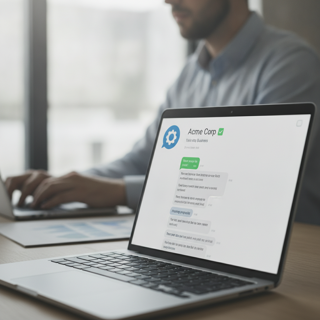 Официальный верифицированный аккаунт WhatsApp Business