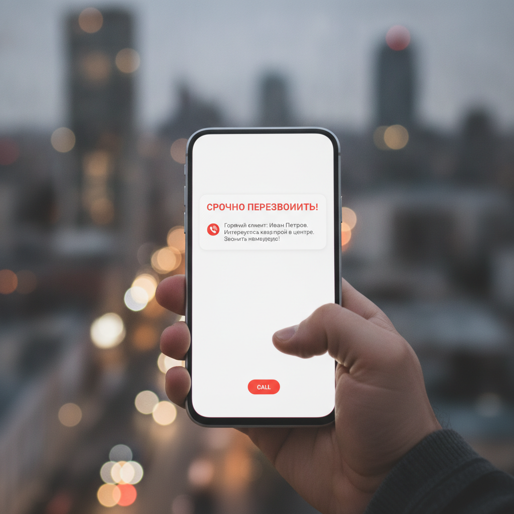 Автоматические напоминания от CRM для менеджера по продажам