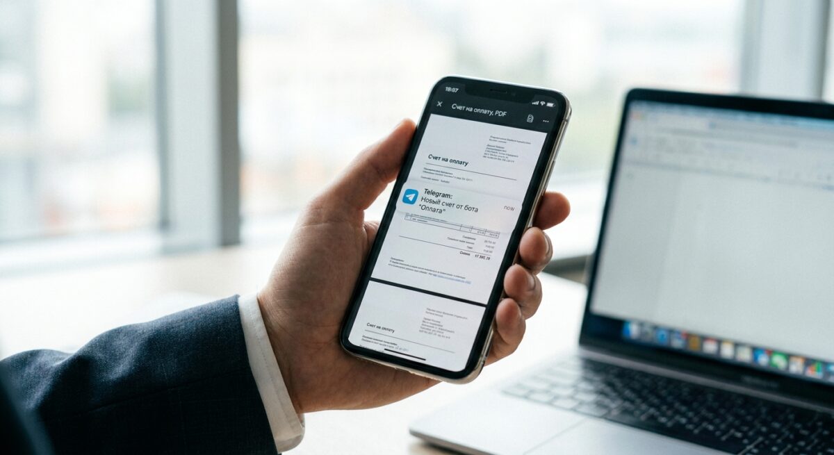 Отправка счетов из 1С напрямую в Telegram клиенту