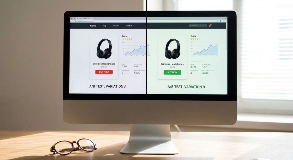 Процесс A/B тестирования карточки товара