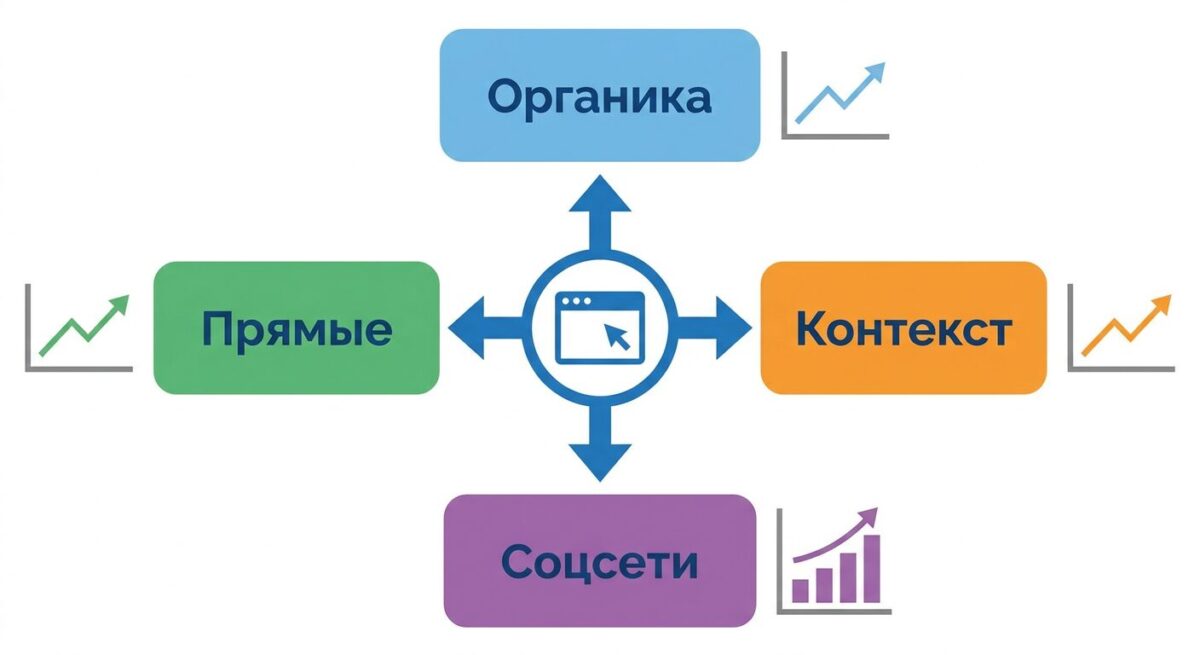 Схема сегментации трафика по источникам для анализа отказов
