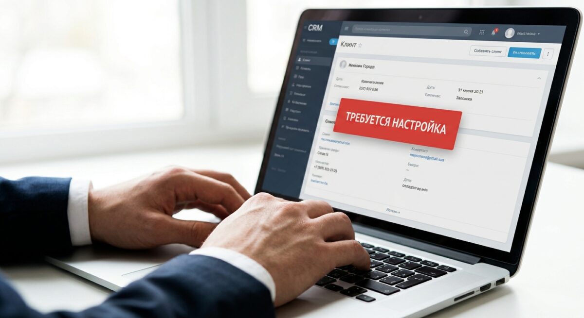 Отсутствие настроек ИИ в CRM приводит к системным ошибкам