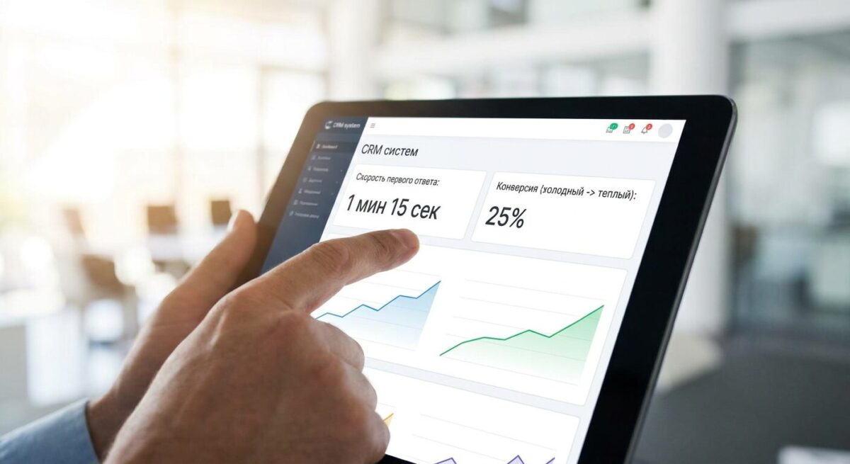 Отслеживание ключевых метрик: скорость ответа и конверсия холодных лидов.