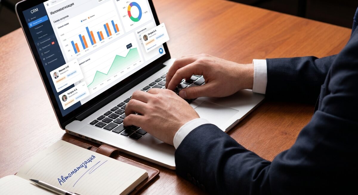 Работа в CRM-системе для автоматизации записей